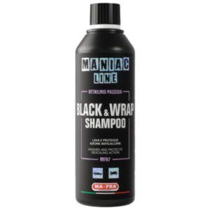 Maniac Line Šampūnas Juodiems bei Plėvelė Dengtiems Automobiliams – Black e Wrap Shampoo